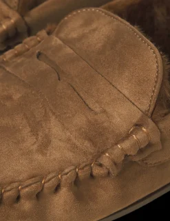 Leather Moccasin Slippers