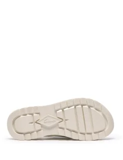 Leather Platform Slingback Sandals