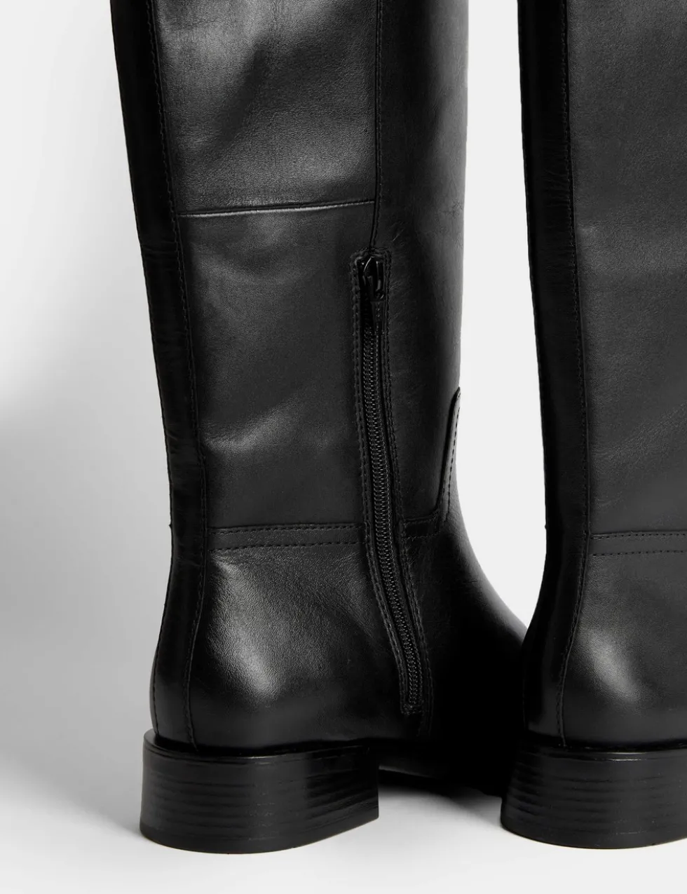 Leather Riding Knee High Boots