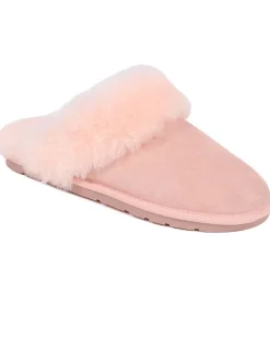 Leather Sheepskin Mule Slippers