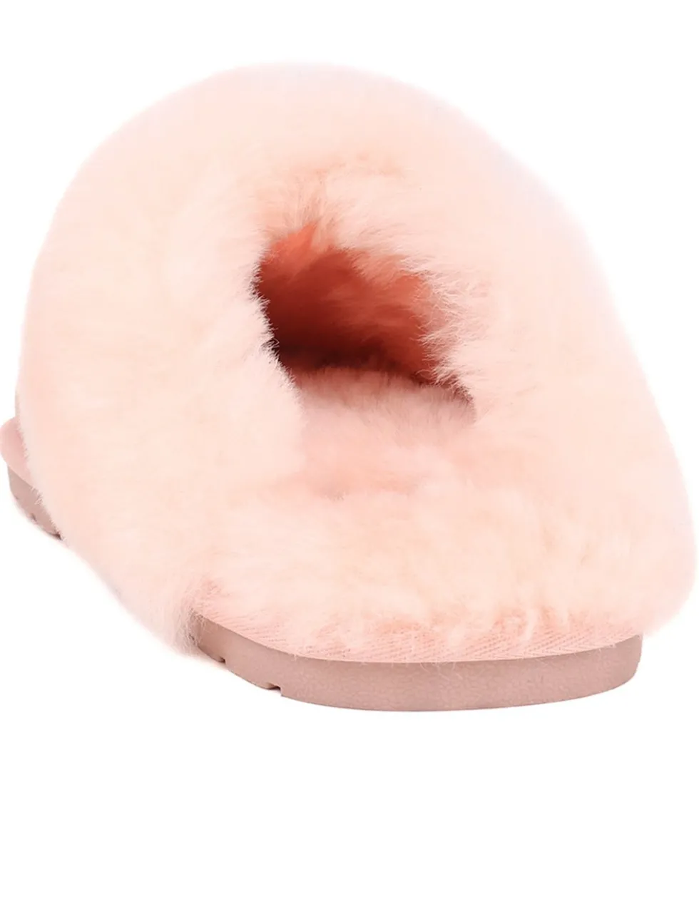 Leather Sheepskin Mule Slippers
