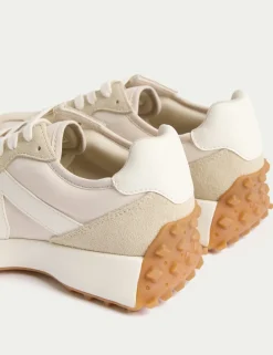 Leather Side Detail Trainers