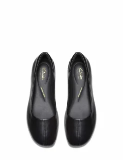 Leather Slip On Flat Ballet Pumps
