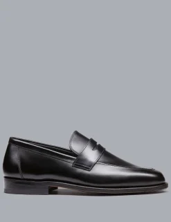 Leather Slip On Loafers