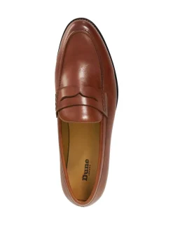 Leather Slip On Loafers