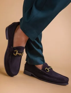 Leather Slip-On Loafers
