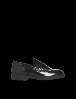 Leather Slip-On Loafers