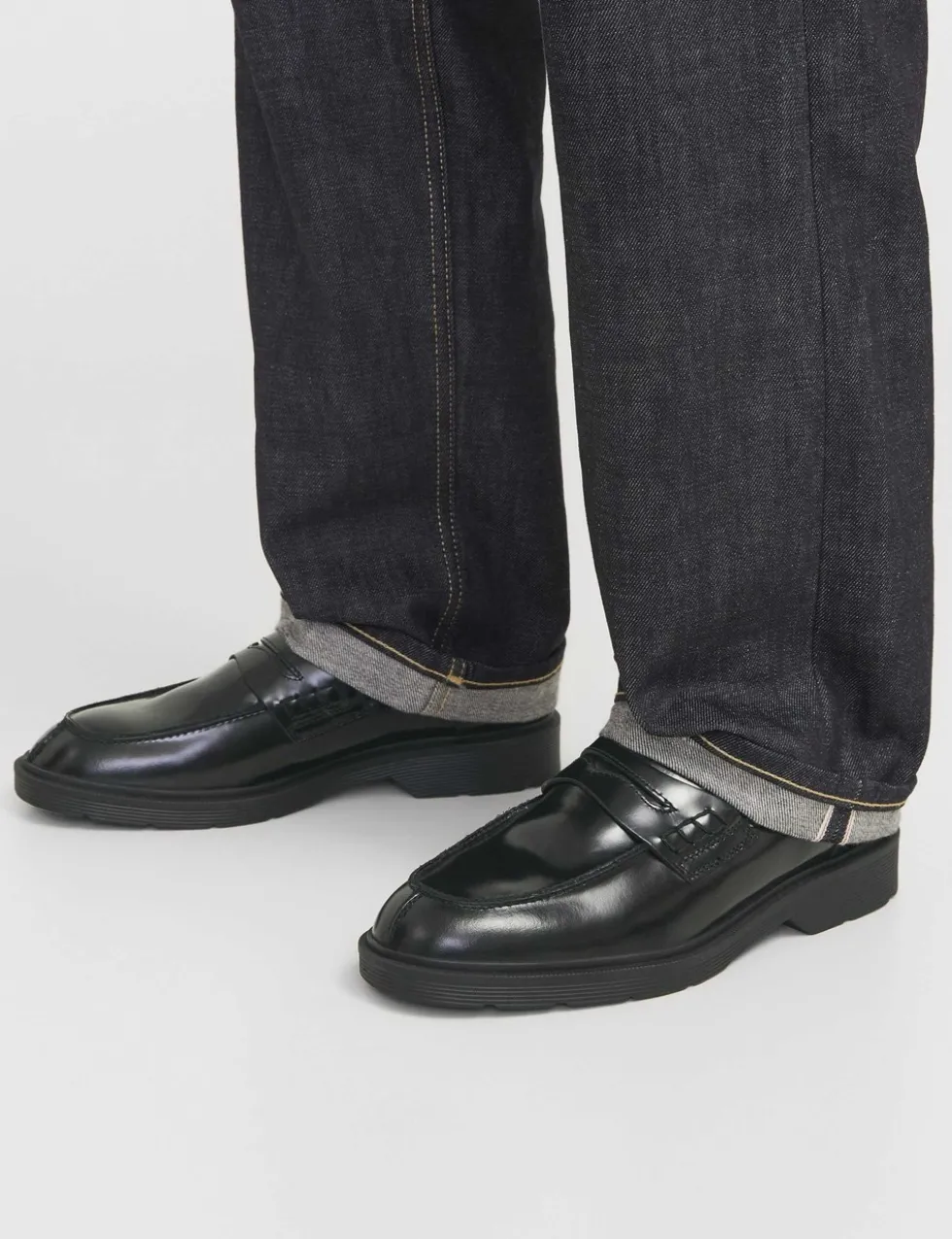 Leather Slip-On Loafers
