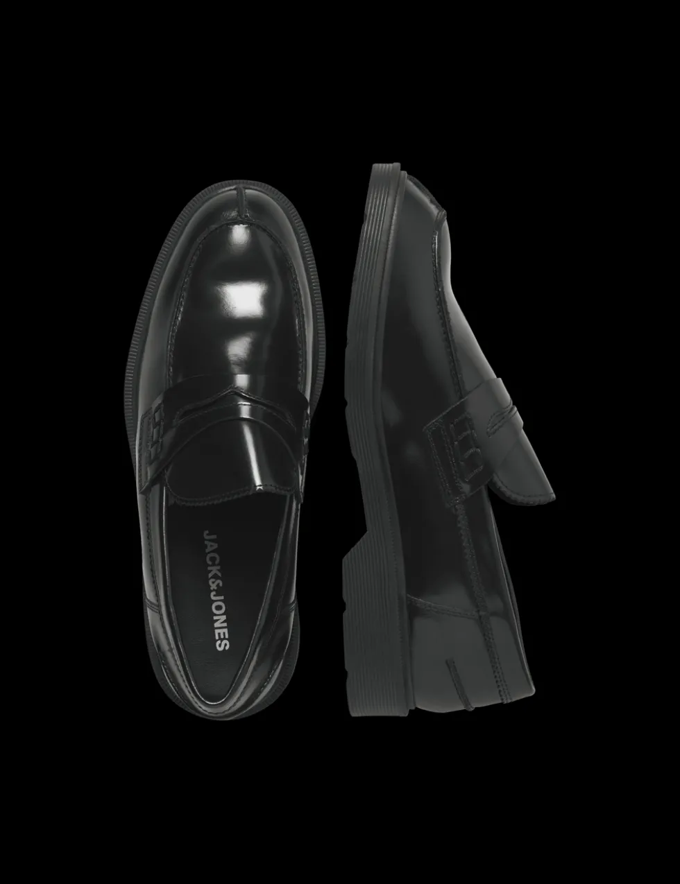 Leather Slip-On Loafers