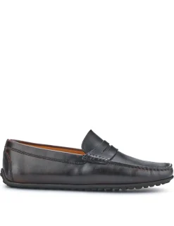Leather Slip-On Loafers