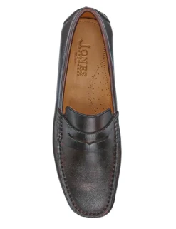 Leather Slip-On Loafers