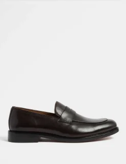 Leather Slip-on Loafers