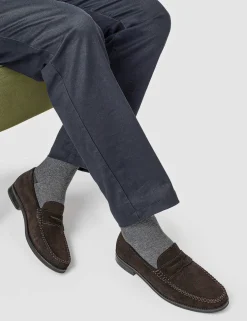 Leather Slip-On Loafers
