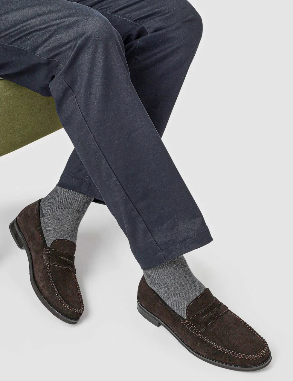 Leather Slip-On Loafers