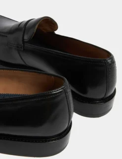 Leather Slip-on Loafers