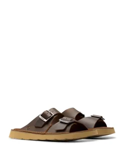 Leather Slip-On Sandals