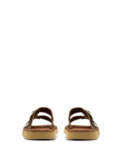 Leather Slip-On Sandals