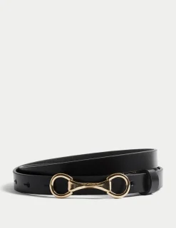 Leather Snaffle Waist Belt