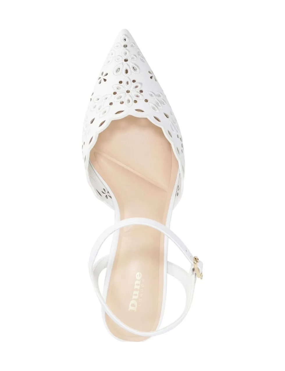 Leather Stiletto Heel Pointed Court Shoes