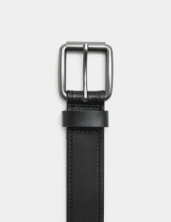 Leather Stitch Detail Belt
