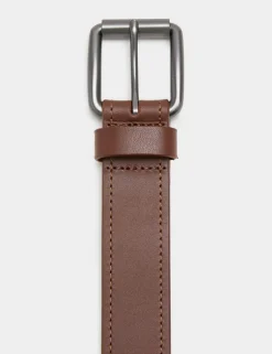 Leather Stitch Detail Belt