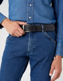 Leather Stitch Detail Belt