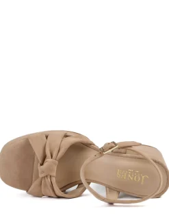 Leather Strappy Block Heel Open Toe Sandals