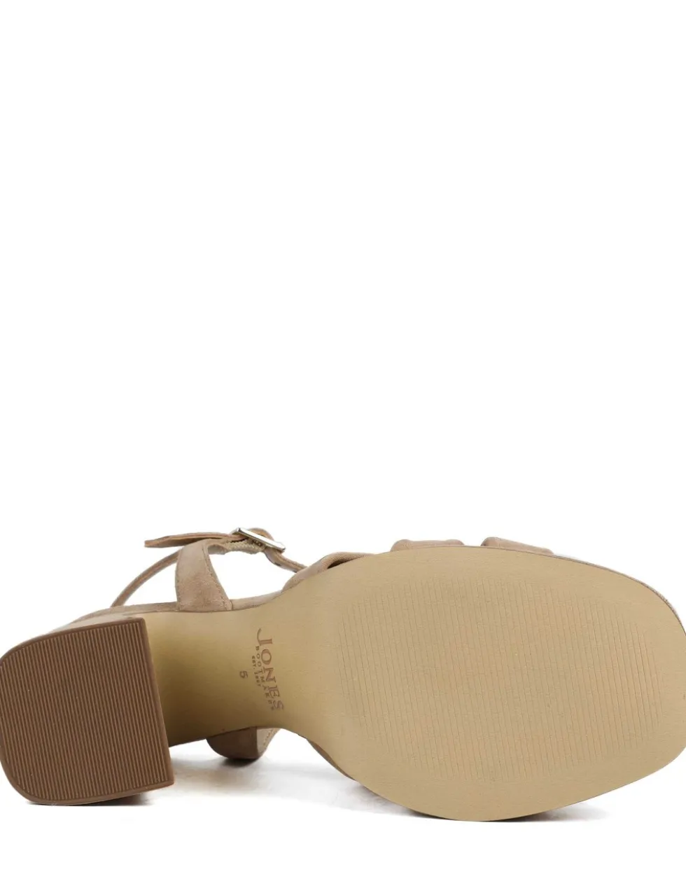 Leather Strappy Block Heel Open Toe Sandals