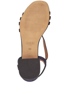 Leather Strappy Block Heel Sandals