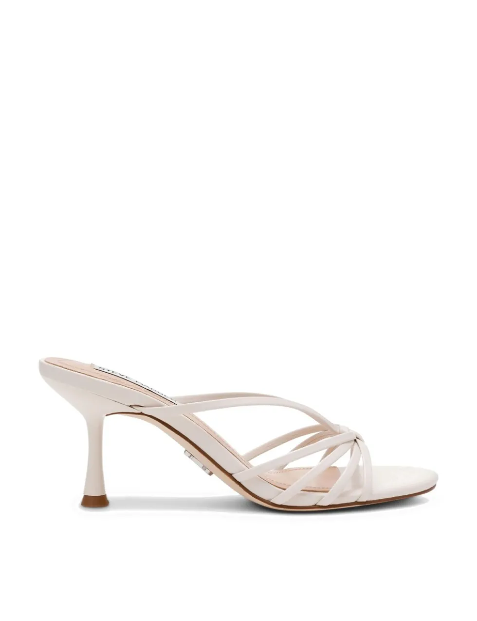 Leather Strappy Kitten Heel Sandals