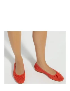 Leather Woven Flat Ballet Pumps