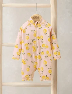 Lemon Long Sleeve Swim All In One (0-3 Yrs)