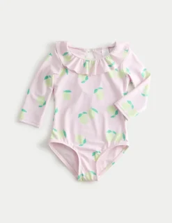 Lemon Long Sleeve Swimsuit (2-8 Yrs)
