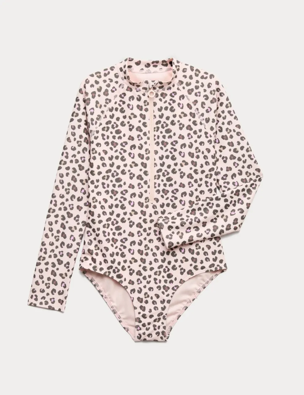 Leopard Long Sleeve Swimsuit (6-16 Yrs)