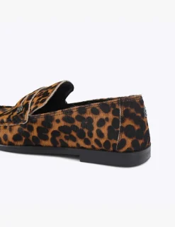 Leopard Print Loafers