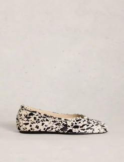 Leopard Print Slip On Flat Ballet Pumps