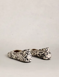 Leopard Print Slip On Flat Ballet Pumps