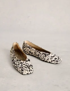 Leopard Print Slip On Flat Ballet Pumps