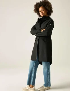 Levita Hooded Oversized Longline Raincoat