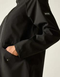 Levita Hooded Oversized Longline Raincoat