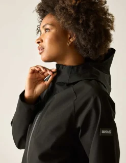 Levita Hooded Oversized Longline Raincoat