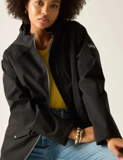 Levita Hooded Oversized Longline Raincoat