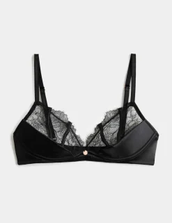 Liana Lace Non Wired Plunge Bra (A-E)