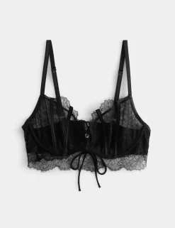 Liana Lace Wired Plunge Cami Bra (A-E)