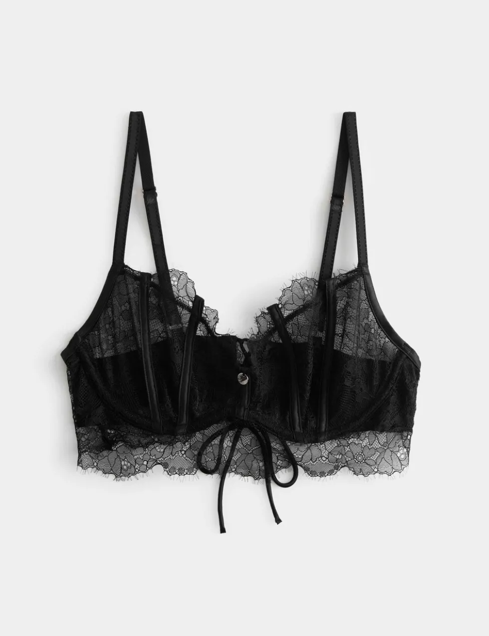 Liana Lace Wired Plunge Cami Bra (A-E)