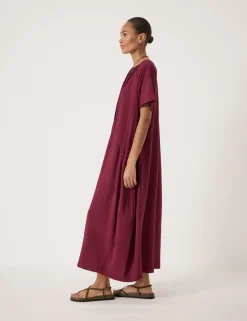 Liddie Tie Neck Midaxi Tea Dress