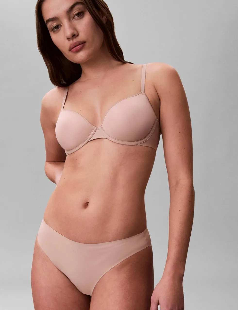 Lightly Lined Wired Demi Cup Bra (A-G)