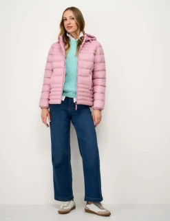 Lightweight Floral Zip Through Padded Jacket