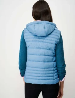 Lightweight Padded Quilted Hooded Gilet