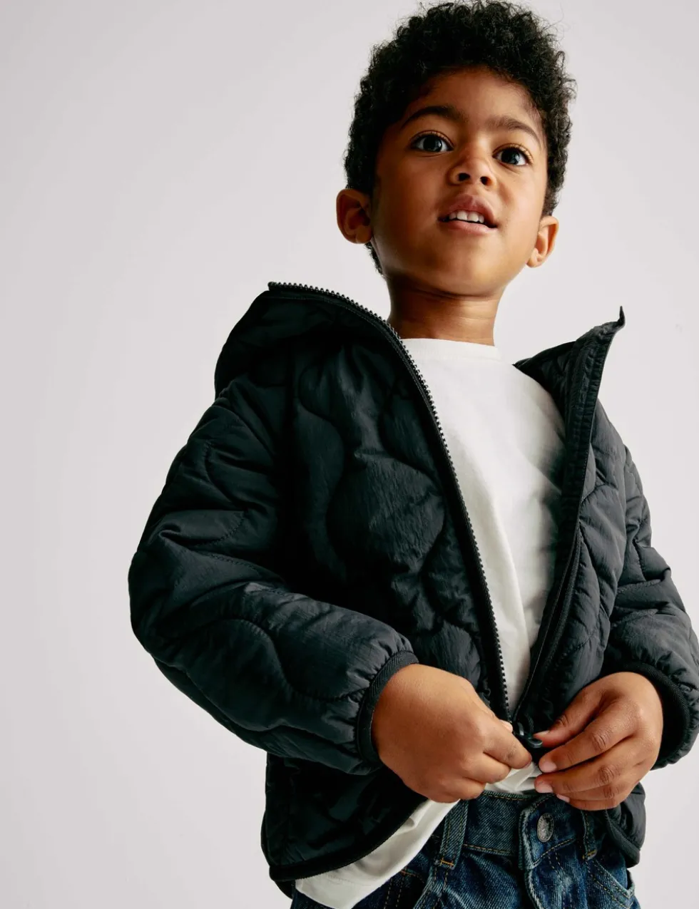 Lightweight Quilted Padded Coat (2-8 Yrs)